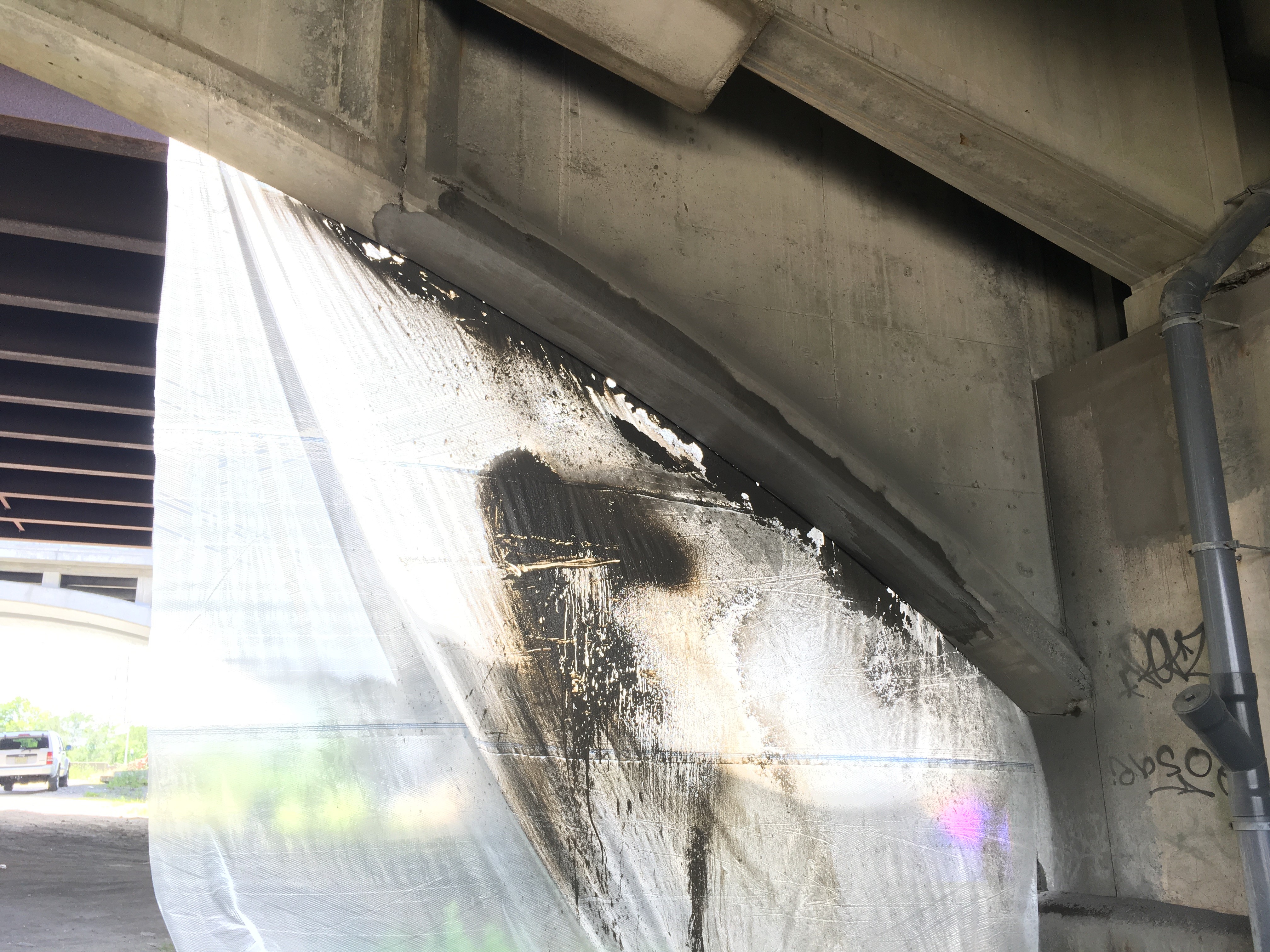 after bridge beam